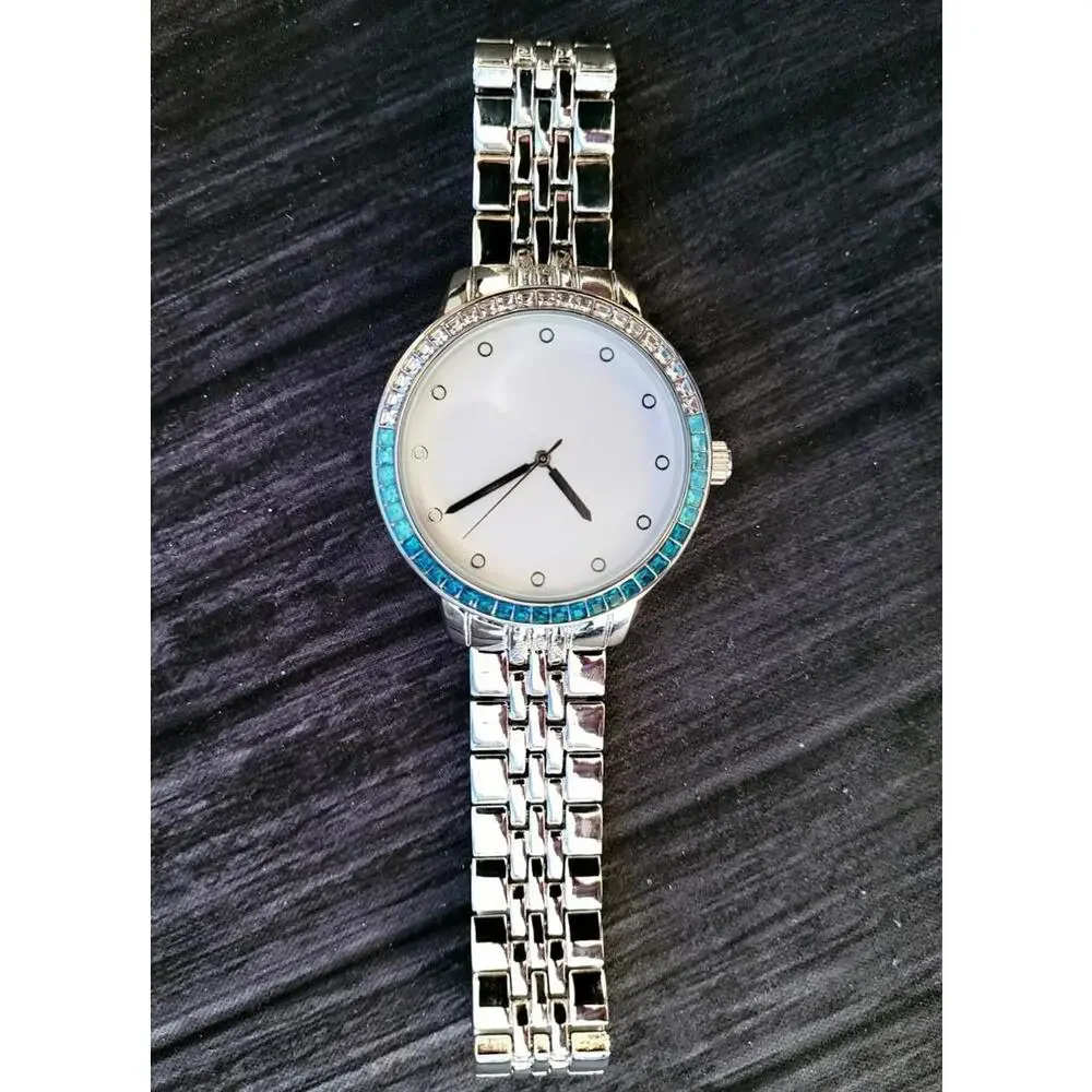 Rare Aquamarine Baguette Bezel‎ Mens Dress Watch Singapore